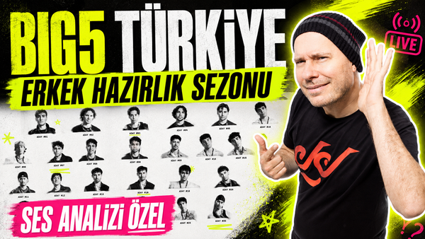 🔴 ÖZEL YAYIN: BIG5 Türkiye Erkek Hazırlık Sezonu | Ses Analizi