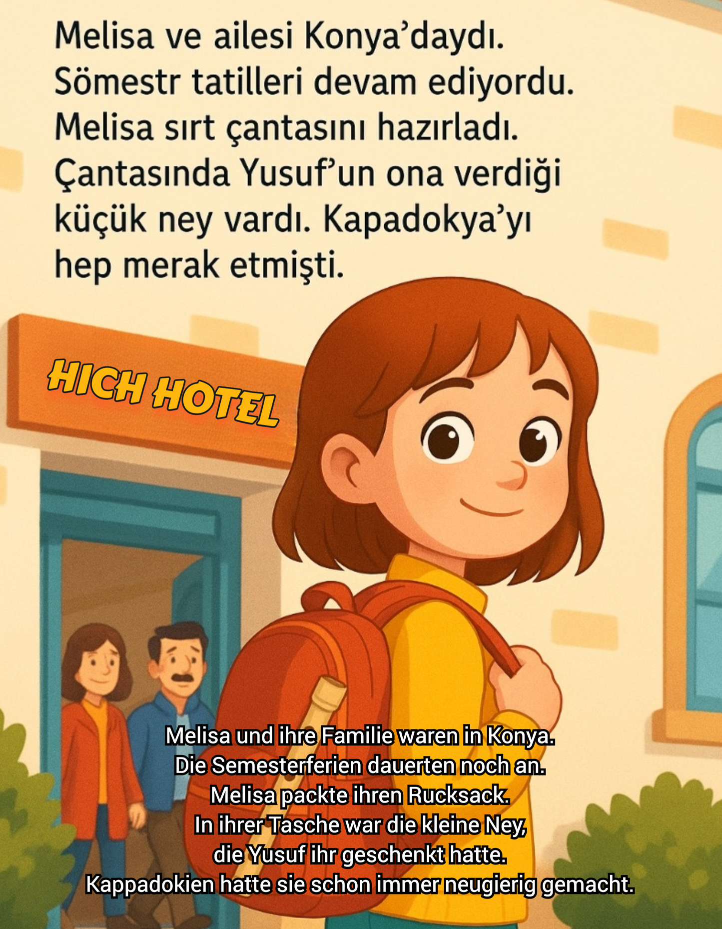 Melisa und die fröhliche Saz von Kappadokien (ALMANCA - TÜRKÇE)